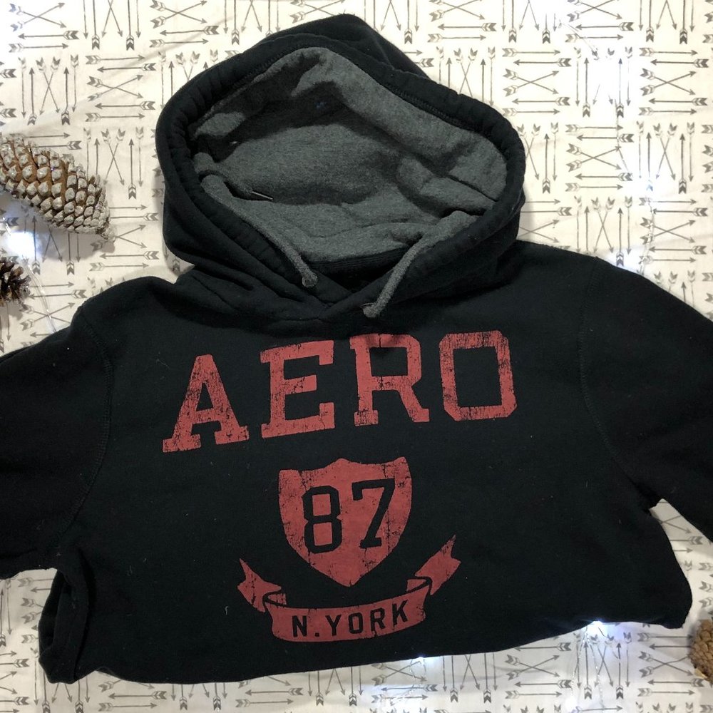 Aéropostale Black/Red Hoodie